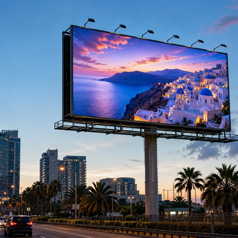 Digital Led Billboard Sign Street Pole Advertising Led Display Screen for Outdoor Advertising