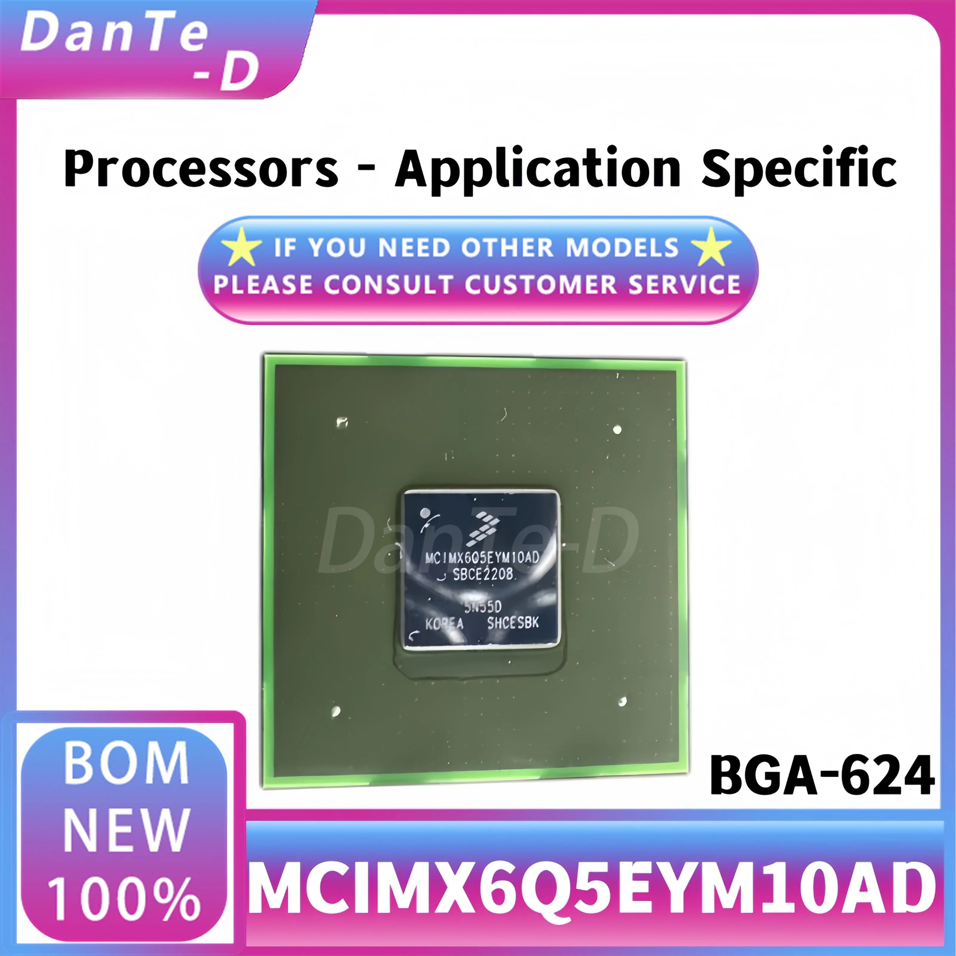 MCIMX6Q5EYM10AD LBGA-624 ARM 32-bit embedded microprocessor IC original authentic