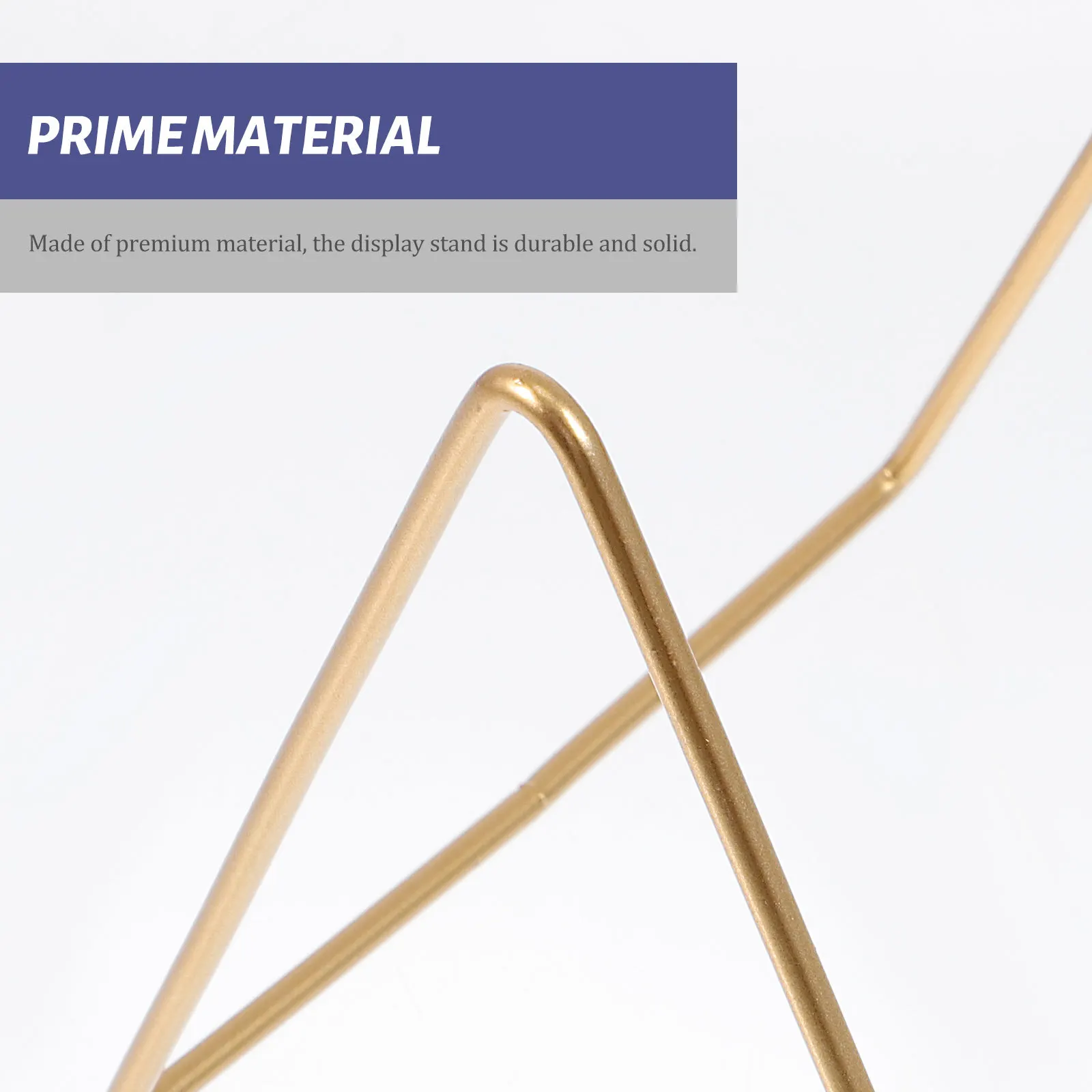 

2Pcs Metal Photo Stands Durable Display Holders Tabletop Artwork Frame Holders Photo Racks Creative Desk Display