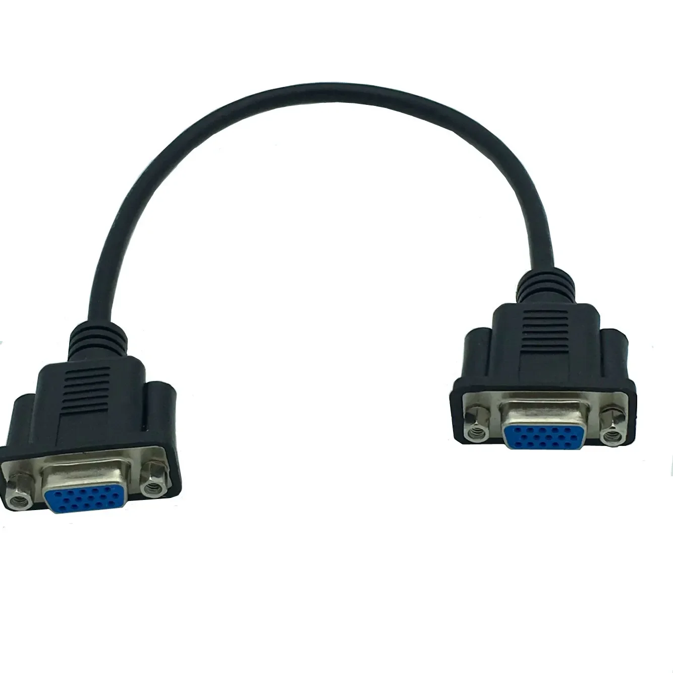 30cm VGA Short Cable HD Full 15 Pin Male to Female Male RGB Cables Cord Wire Line Copper Core for PC Computer Monitor Projector