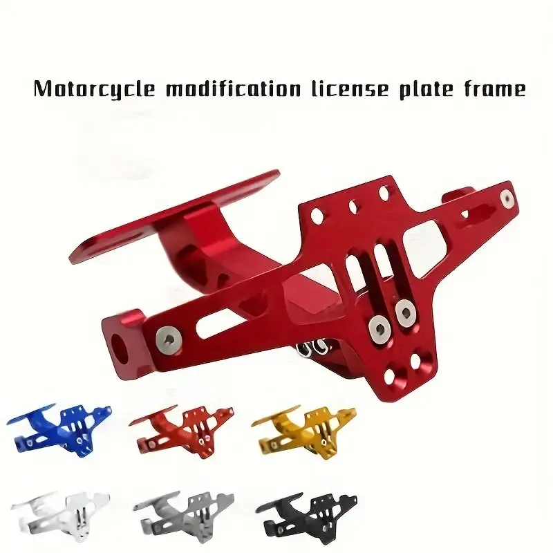 

Держатель номерного знака без подсветки Регулируемый держатель номерного знака MSX Гладкая поддержка номерного знака из алюминиевого сплава с ЧПУ