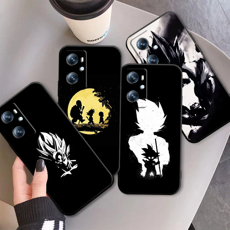 Art D-Dragon Ball Goku Cool For OPPO Find X6 X5 X3 A54S A5 A94 A16 A53S A57 A74 A72 A98 A78 A96 A9 5G Black Back Phone Case