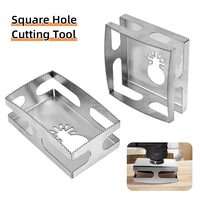 Oscillating Multi-Tools Woodworking Square Hole Cutting Saw Blade For Drywall Plastic Metal DIY Electrical Wall Box Cutter Tool