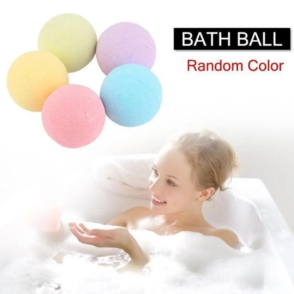 New Mini Bath Ball Bombs Handmade Bath Sea Salt Essential Deep Handmade Oil Type Cleaner Aromatherapy Body Bath Gift Bombs G7K6