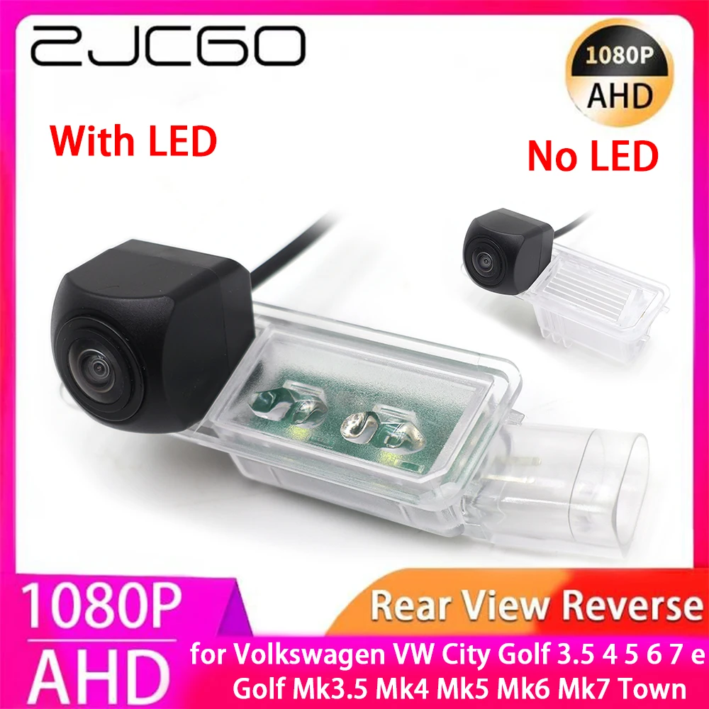 

ZJCGO AHD 1080P Parking Back up Car Rear View Camera for Volkswagen VW City Golf 3.5 4 5 6 7 e Golf Mk3.5 Mk4 Mk5 Mk6 Mk7 Town