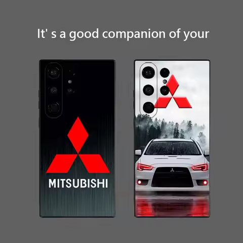 M-Mitsubishi M-Motors Phone Case for Samsung Galaxy S25 Ultra S22 S23 S24 Ultra S21 S20 5G Protective Soft Silicone TPU Funda