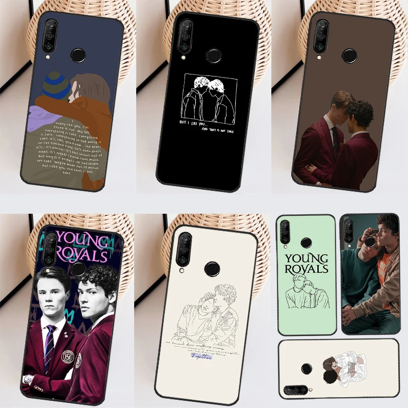 Young Royals Simon and Wilhelm Case For Huawei Nova 9 10 SE Y60 Y61 Y70 Y90 Nova 11i 8i 7i 3i 5T P20 P40 P30 Lite P60 Pro