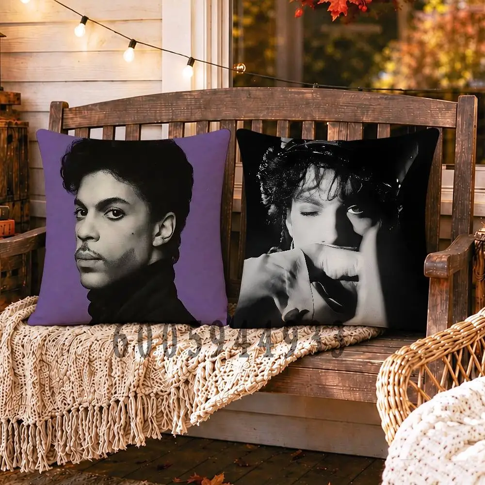 P-Prince Anime Celebrity Merchandise All-Match Printed Pillow Case Sofa Car Office Room Decoration Protector