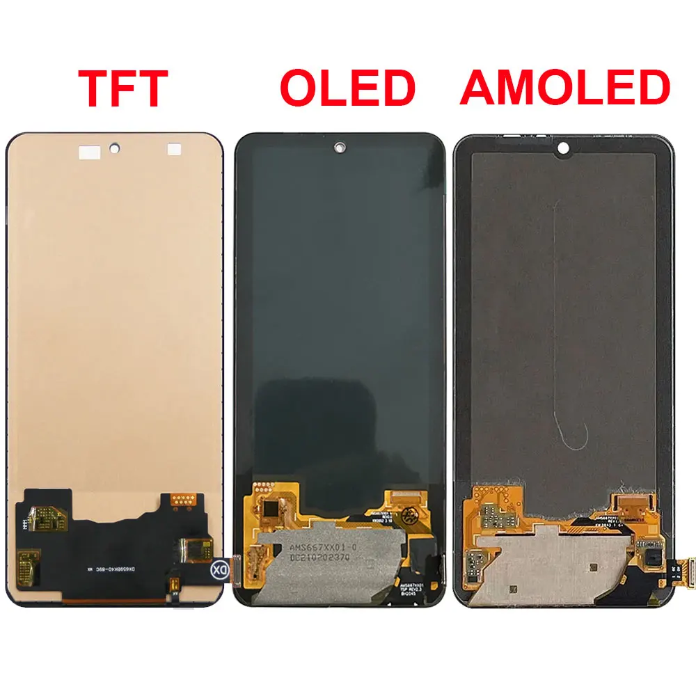 Super AMOLED F3 M2012K11AG LCD Display With Frame Touch Sensor Digiziter Assembly 6.67\