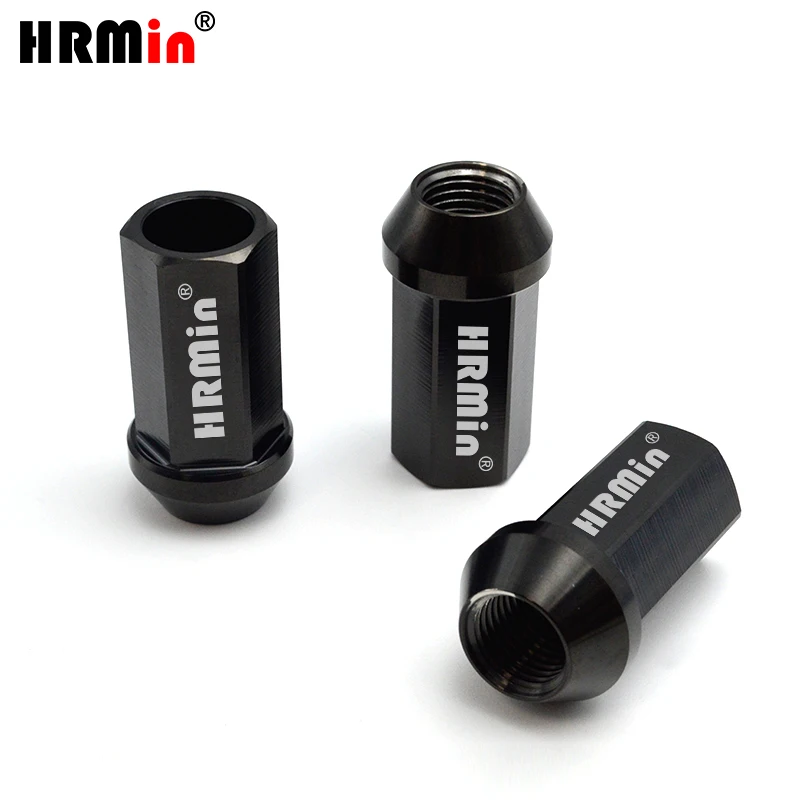 

HRmin Open End Cone Seat Gr5 Titanium Car wheel Lug Nut M14x1.5x45mm for Toyota,Lexus Jeep, Land rover,Tesla, Cherokee,Jaguar,VW