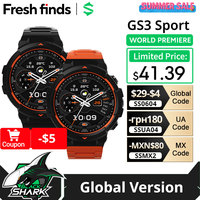 Black Shark GS3 Sport Smart Watch Global Version 1.43'' AMOLED Display 18 Days Life 5ATM GNSS