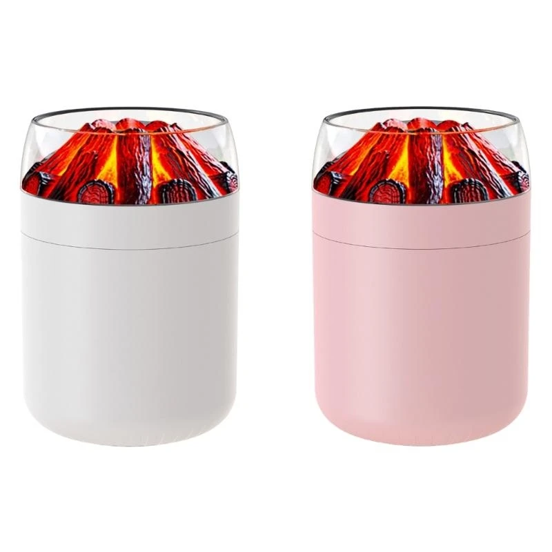 يوفر مرطب تأثير الحطب مع سعة 500 مل أجواء ورطوبة مهدئة لغرفة النوم وغرفة المعيشة