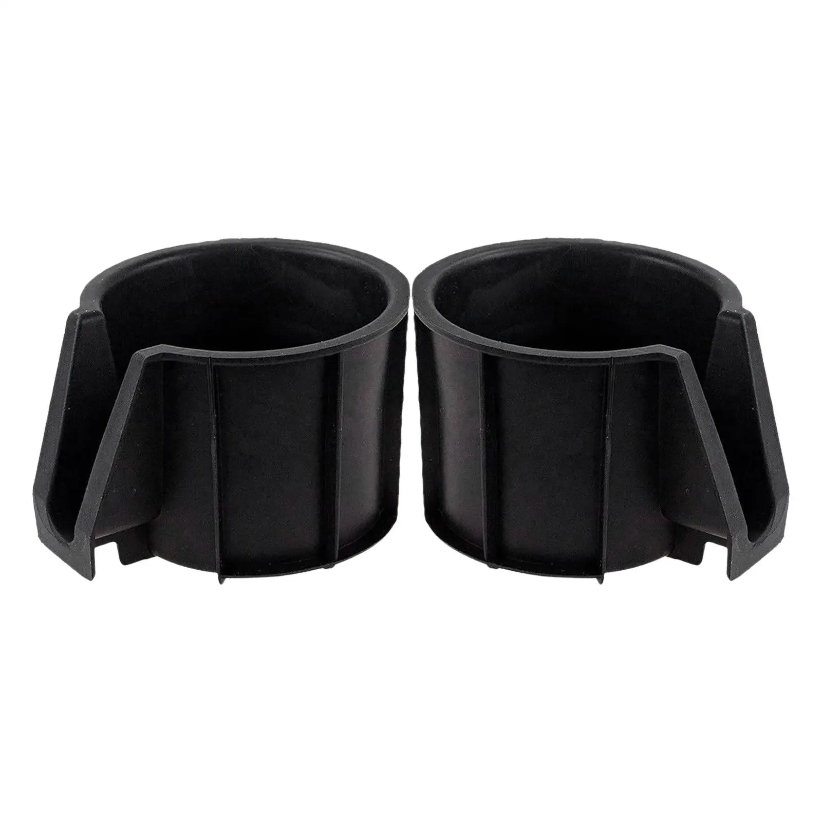 2Pcs Cup Holder Insert 66992-35030 Black for Toyota for 4runner 2014-2021