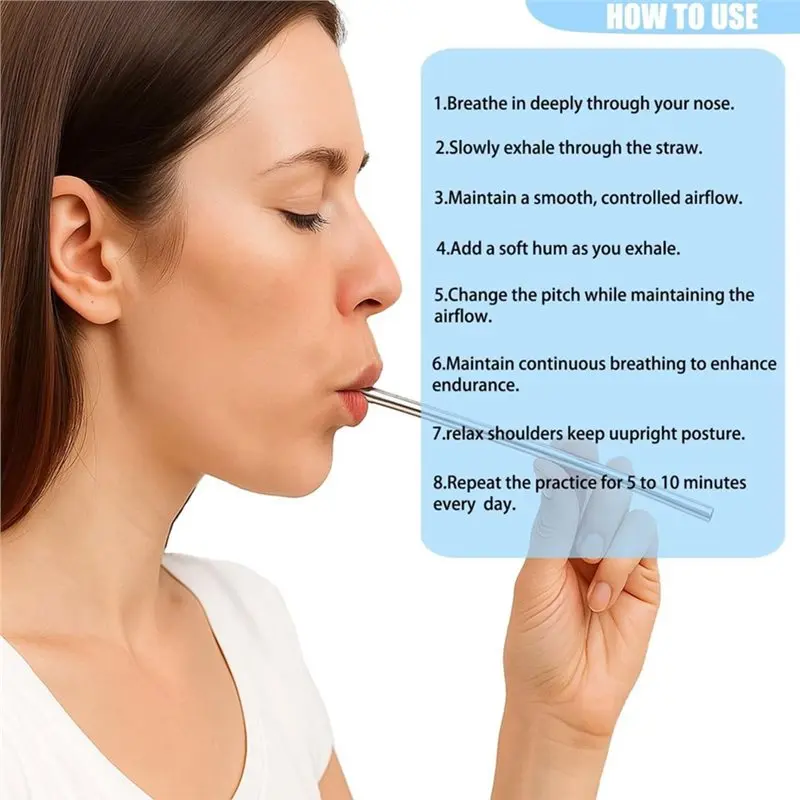 AAAN-Singing Straws Vocal Straw For Singers, SOVT Straw For Vocal Warm Ups & Voice Training