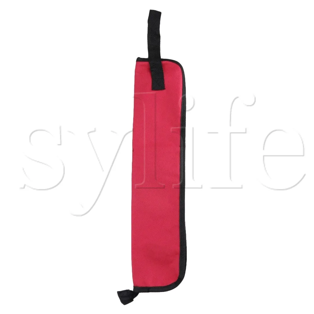 Waterproof Drum Stick Bag with External Pocket Oxford Cloth Red