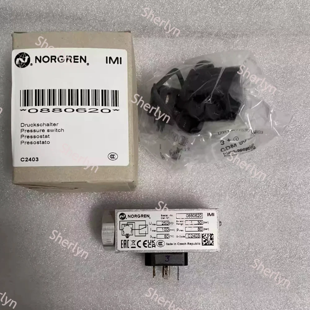0880620, Norgren IMI, pressure switch, 1/4'NPT thread 1... 30bar
