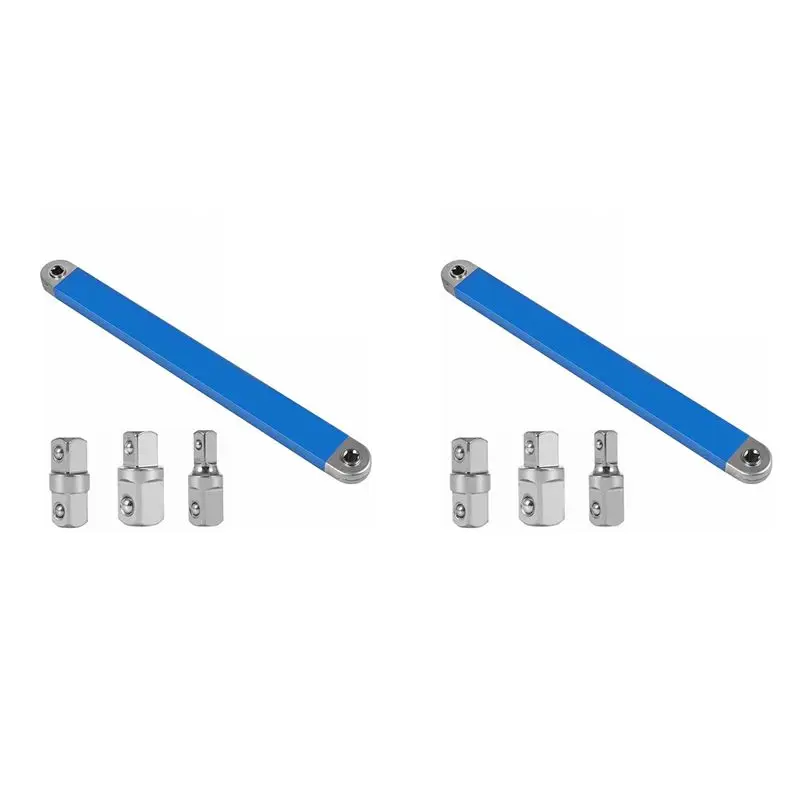 

Удлинительный ключ с смещением 2X, 15 дюймов, многофункциональный ключ для труднодоступных мест, ударный ключ с смещением из углеродистой стали - ABQU