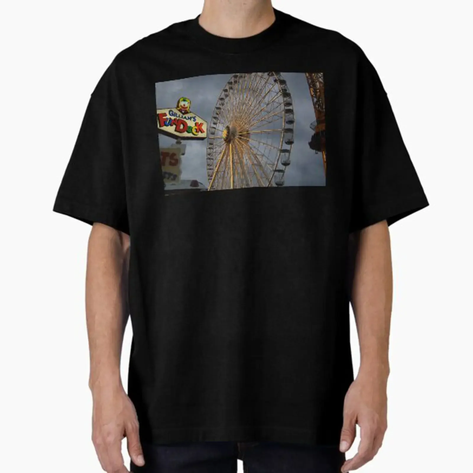 Stormy Fun Deck designed and sold by Tobacco Flower Creative vintage Washed Casual designer clothes streetwear homme Breathable