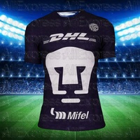 MOTO 25 Hot Selling Mens Pumas UNAM Short Training Soccer Uniform Breathable Oversized Jersey Sleeve Football Shirt Youth Kids