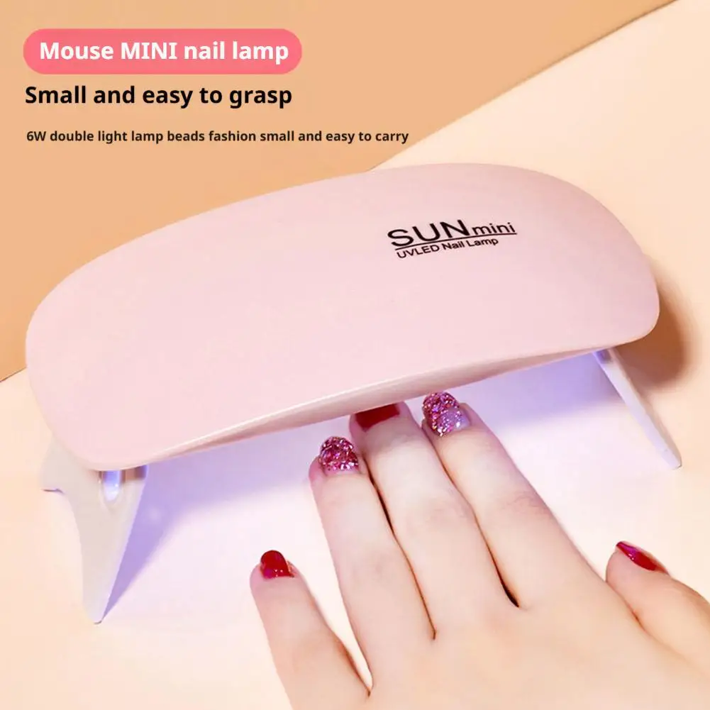 Mini UV LED Nail Lamp LED Gel Nail Polish Dryer Convenient USB Interface Folding Design Manicure UV Curing Light