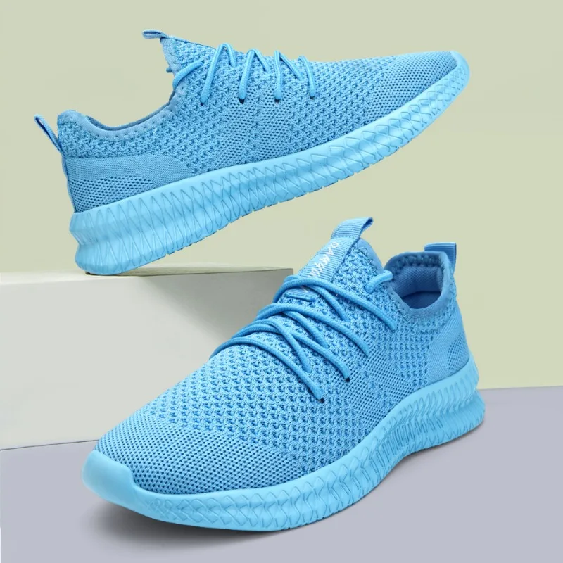 Damyuan Breathable Women Running Shoes Lightweight Anti-slip Sports Shoes Outdoor Soft Sneakers Lace Up Casual Female Tennis