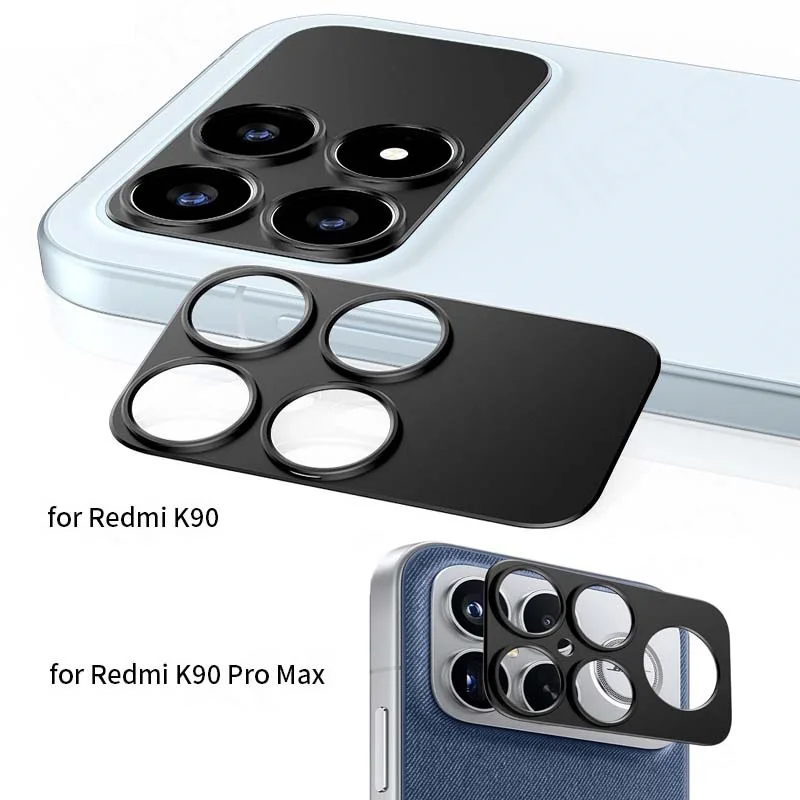 

for Redmi K90 Pro Max Camera Bezel Anti Scratch Metal Frame Cover Hollow Film Super Slim Lens Protector Cap Sticker