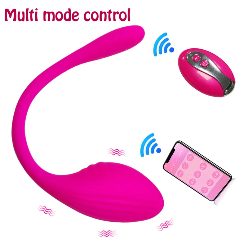 アプリとリモコン操作のバイブレーションラブエッグ、クリトリス・膣・Gスポット刺激バイブレーター、ウェアラブル大人用バイブレーター