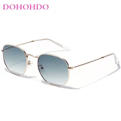 DOHOHDO Fashion Square Retro Sunglasses For Women Men Sun Glasses Classic Vintage UV400 Eyewear Shades Oculos de sol feminino