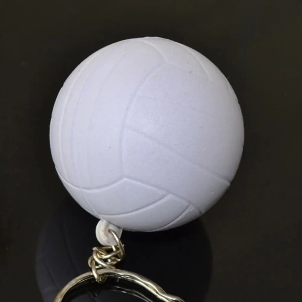 20Pcs Volleyball Keychain Lightweight Micro Key Ring for Purse Bag Car Keys Sports Fan Gift Party Decoration Table Setting