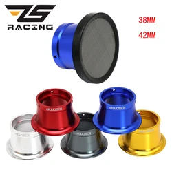 ZS Racing 38mm 42mm PHBH PHBL Carburetor High Flow Air Filter Velocity Stack Horn for Off road Motorcycle ATV Quad Dirt Pit Bike