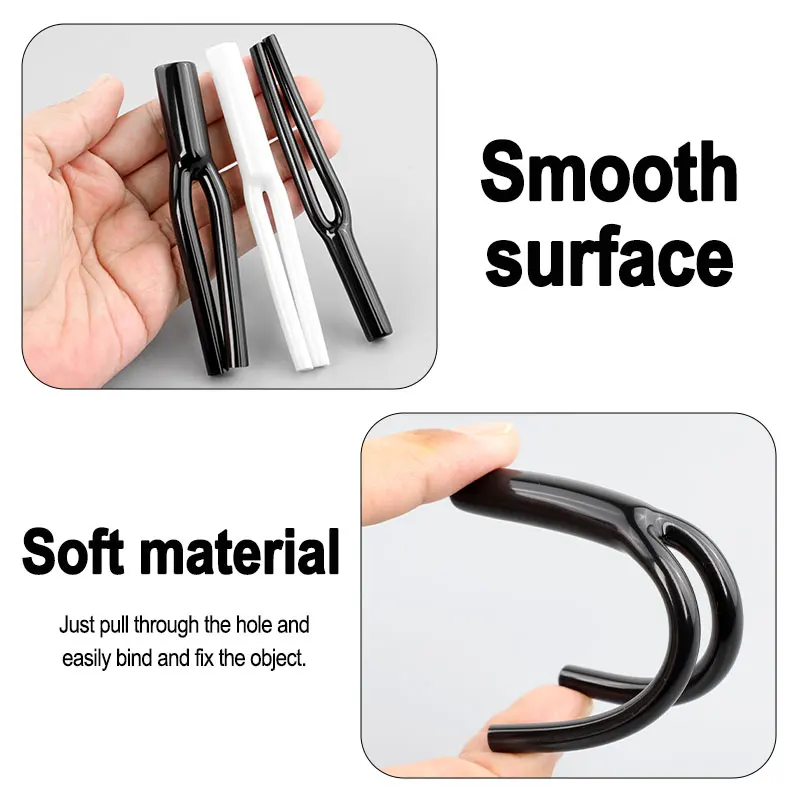 2-10pcs Y-shaped PVC Wire Splitter Sleeve White Black 7mm/9mm/10mm/12mm/15.5mm Non-Shrinkable Speaker Audio Cable Pants Boots