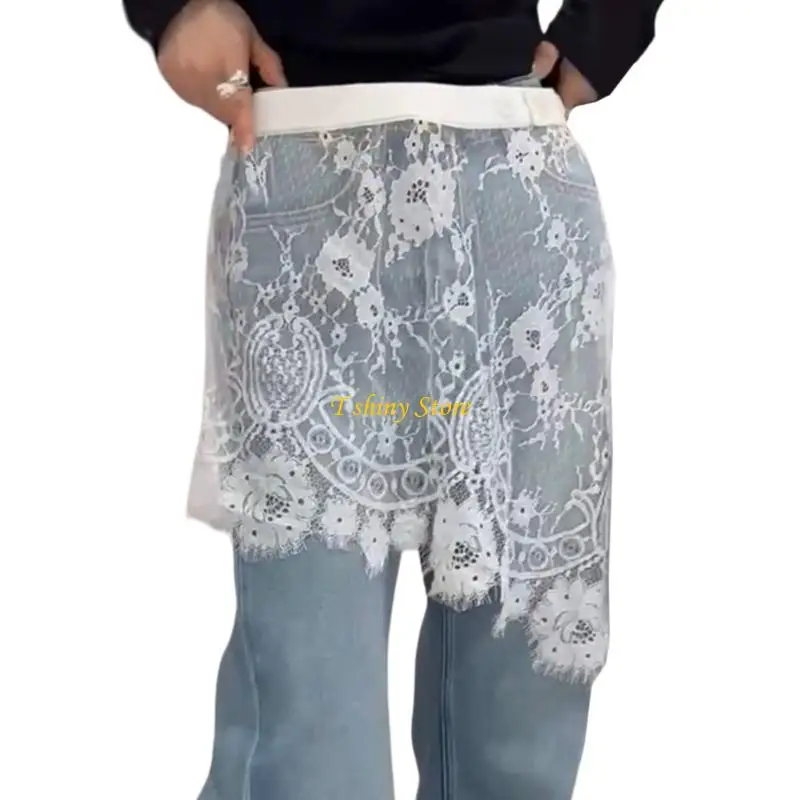 n58f-top-falso-con-capas-encaje-floral-minifalda-inferior-barrido-camisa-con-botones-extensores-falda-media-enagua