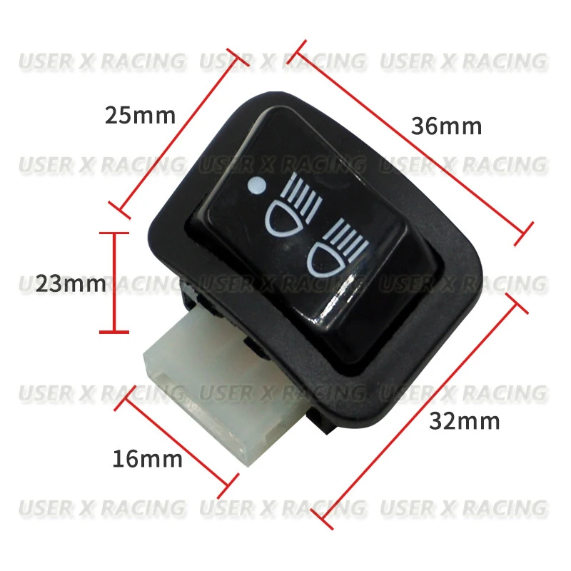 USERX Motorcycle Universal accessories Three speed headlight dimmer switch For Scooter REVO VEWA110 Strong practicality