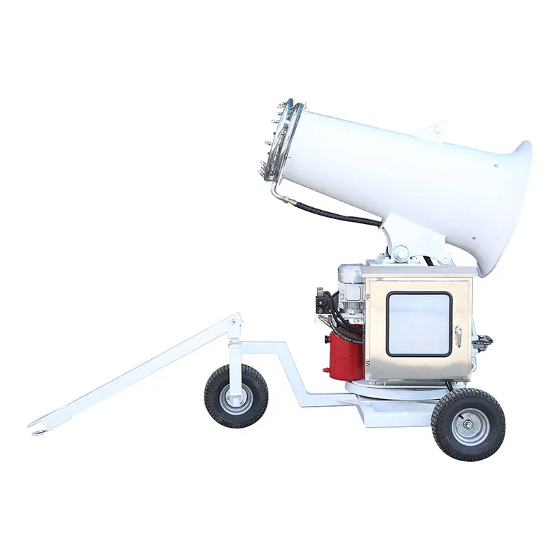 Mining-Specific Mobile Wheeled Fog Cannon | High-Power Dust Suppression Machine