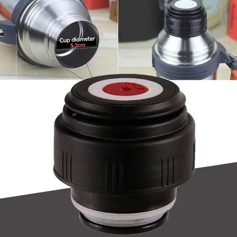 1 Pcs 5.2cm Thermo Cover Vacuum Bottle Lid Thermo Cup Outdoor Travel Cup Bullet Cover HR