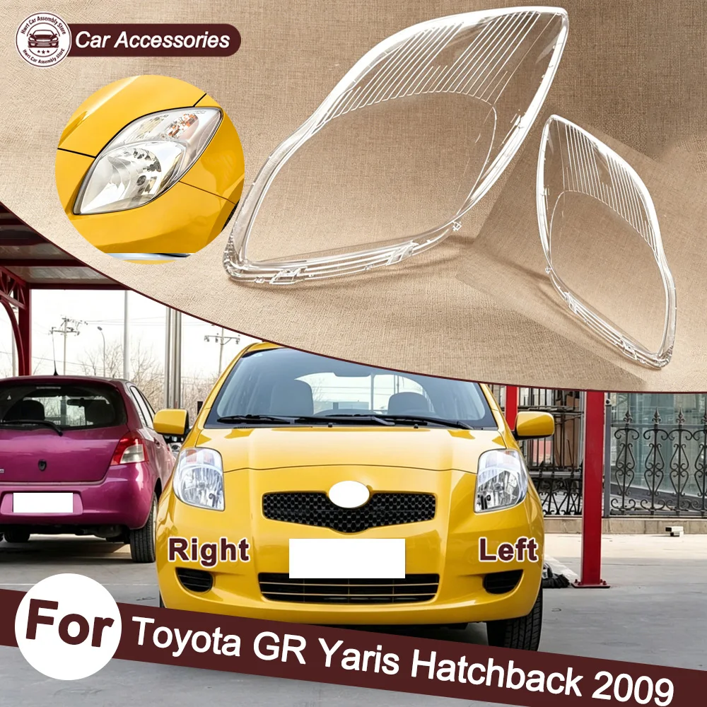 Scheinwerferabdeckung, Lampenschirm, Lampenabdeckung, Scheinwerferglas, Linsenschalenkappen für Toyota 2009 GR Yaris Hatchback