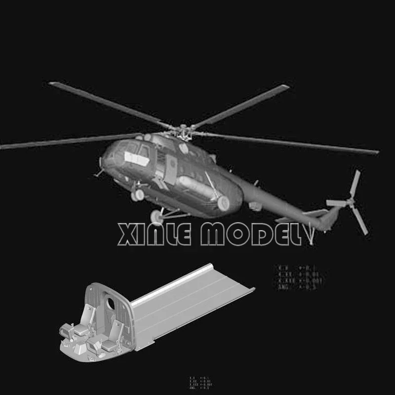 トランペッター プラスチック組み立て航空機モデルキット 87208 ロシア Mi-8MT/Mi-17 ヘリコプター 1/72