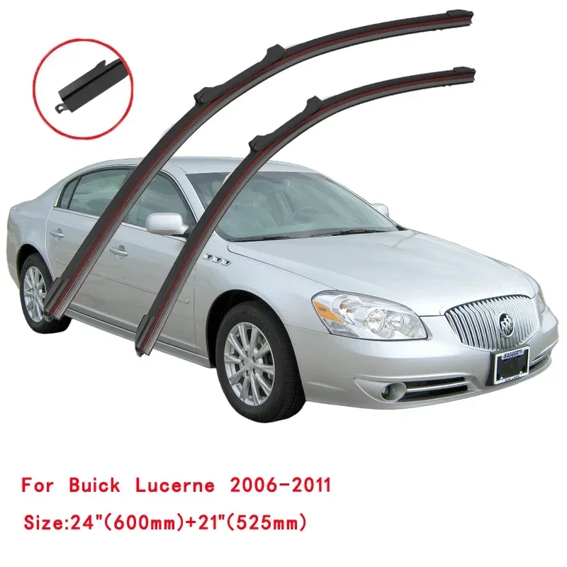 For BUICK LUCERNE 2006-2011 Car Windshield Wiper Blade Front Windscreen Brushes Washer Accessories Cleaning Replacement Parts