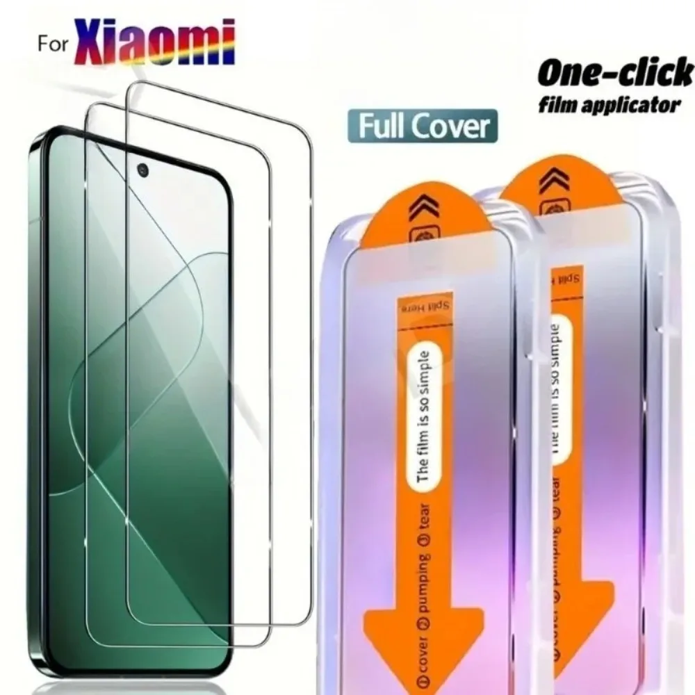

2 шт. закаленное стекло HD для Xiaomi 15 14T Pro 13 12T 11T 13T 12T Pro Защитная пленка для экрана для redmi 15 14 13 12 15C 14C 13C 12CGlass