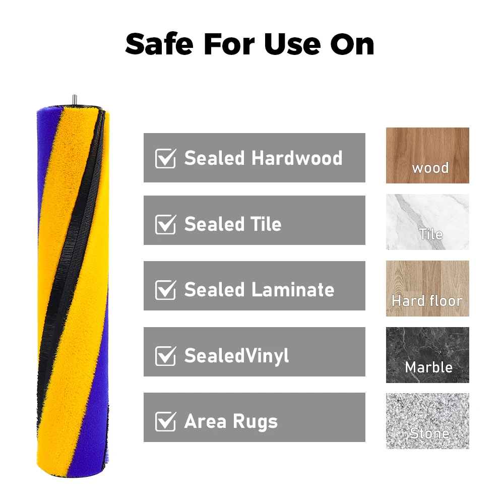 For Dyson V8 Slim/V10 Slim/V12 Detect Slim/V15 Detect Slim Vacuum Cleaner Soft Roller Brush Parts Rolling Brush Replacement