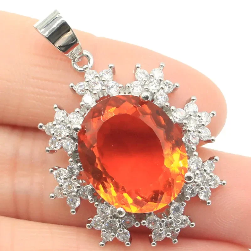 

Buy 3 Get 1 Free 7g Real Customized 925 Solid Sterling Silver PENDANT Real Emerald Orange Spessartine Garnet Violet Tanzanite