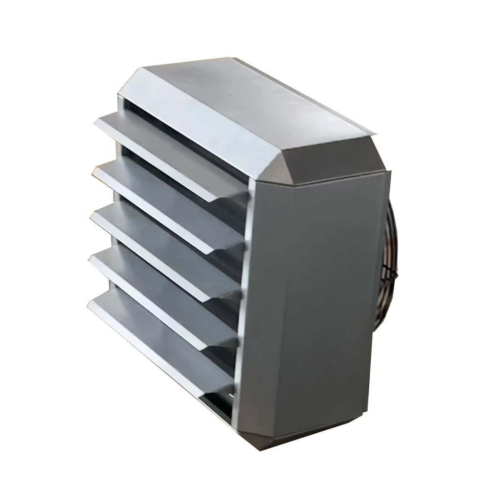 35.5kW 120000BTU 2714m3/h Horizontal Air Delivery Hot Water Unit Heater Fan Heater Space Air Heater For Factory Warehouse Ships view 6