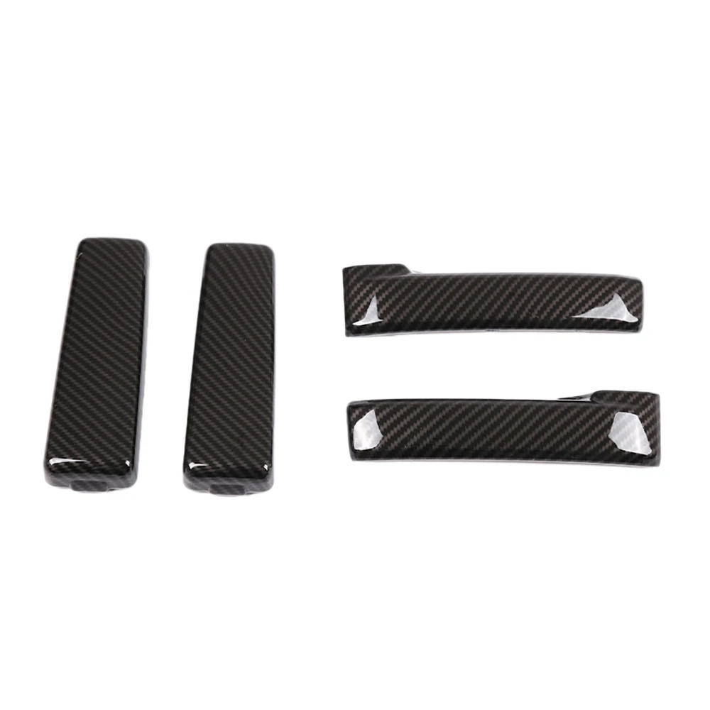 4PCS Car Interior Door Handle Cover Trim Door Stickers for Toyota FJ Cruiser 2007-2021 Carbon Fiber