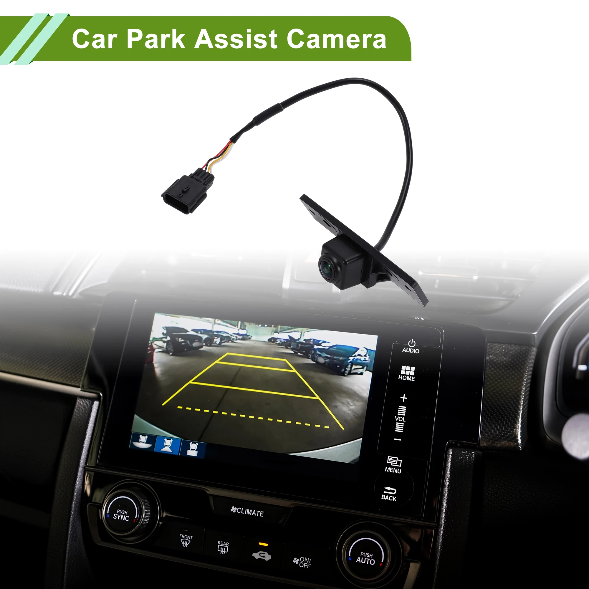 UXCELL Car Camera Rear View Backup Reverse Camera for Nissan TITAN 17-24 No.28442-EZ01A