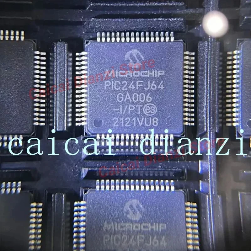 

10PCS/LOT PIC24FJ64GA006-I/PT PIC24FJ64GA006 TQFP64 New Original in Stock