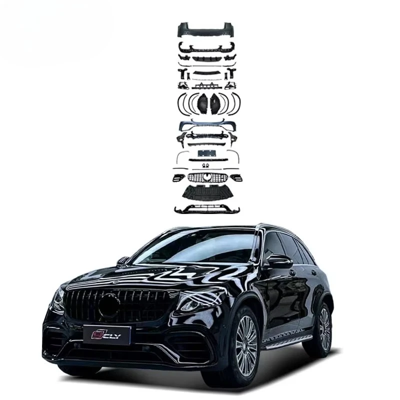 

High Quality for 16-20 Mercedes Benz GLC Modified 63 Bodykit Front and Rear Bumper