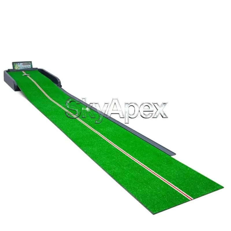 Golf Training Aids Putting Mat For Golf Enthusiasts Lightweight Space Saving Practicing Supplies To Improve Putting Consistency