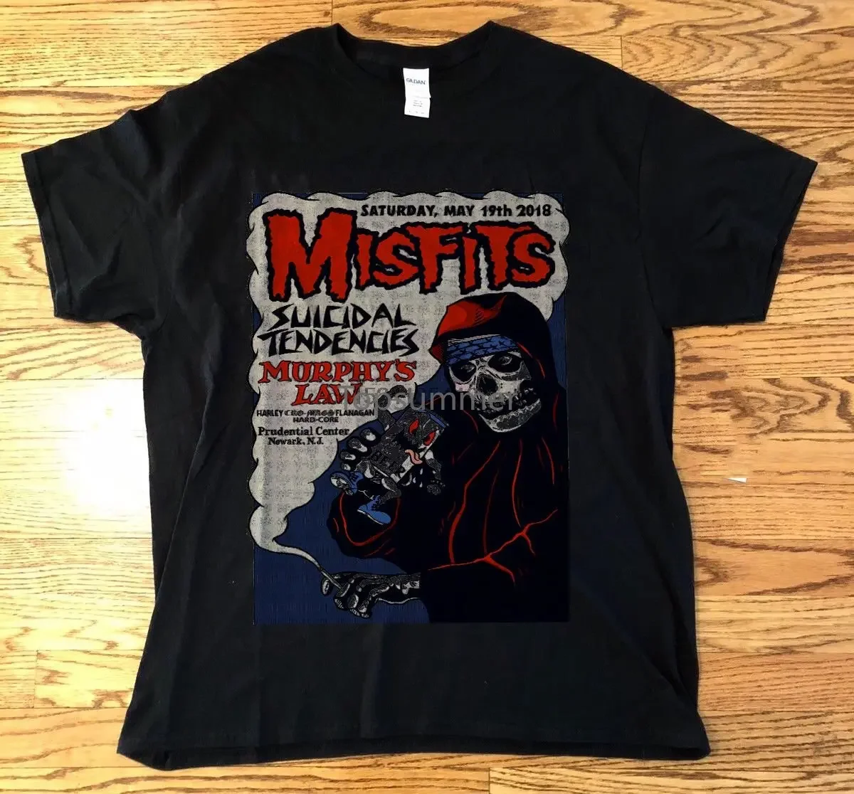 The Misfits Tour T Shirt 19 May 2018 New Prudential Center . Nj Tshirt