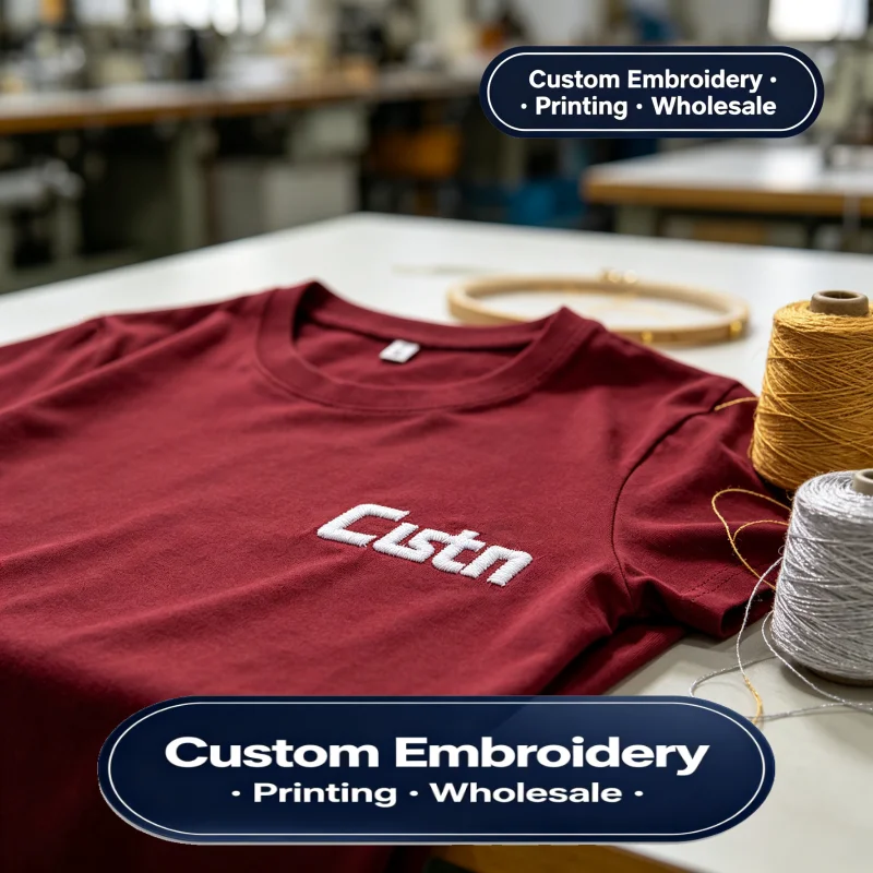 Promotional Event T Shirt Pure Cotton Custom Printing Embroidery Wholesale Giveaway Swag Bulk