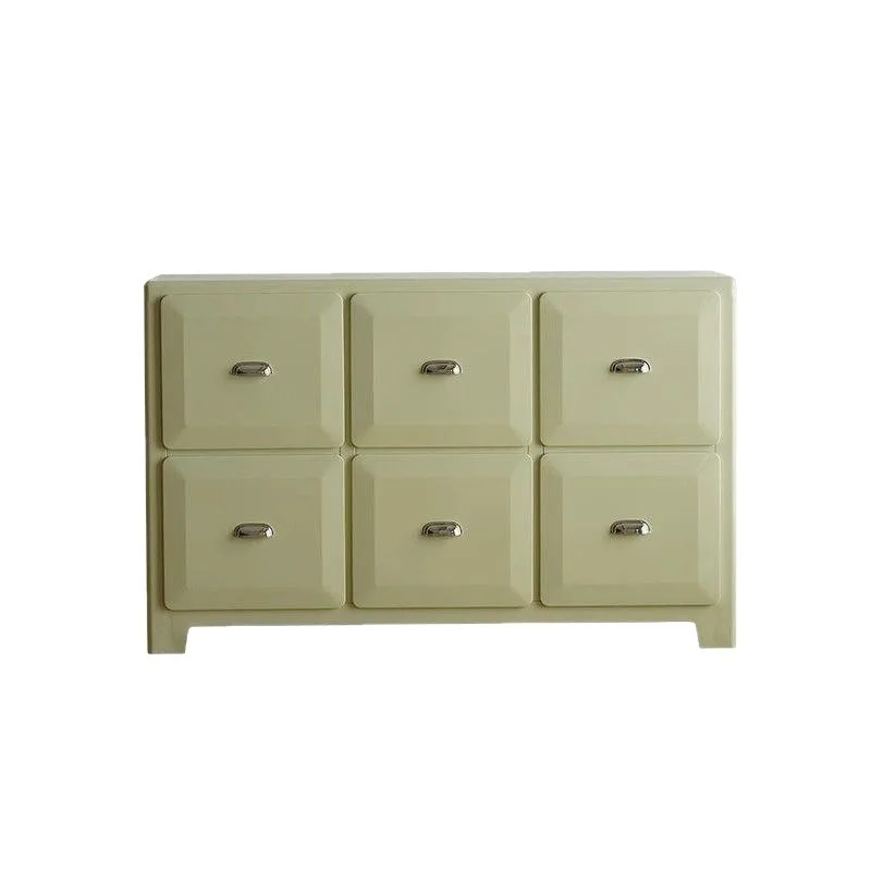 

Premium Japanese retro metal six-chest cabinet living room bedroom ins storage drawer cabinet sofa side cabinet new